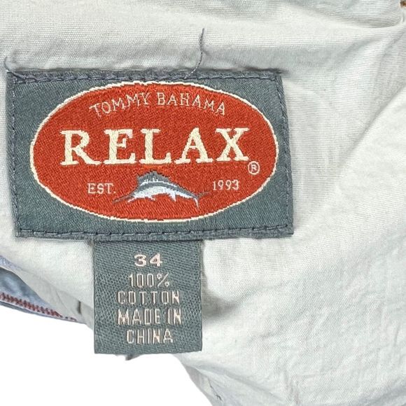 Tommy Bahama Men's W34 Blue Standard Fit Straight Denim Jeans 100% Cotton Blue - Picture 10 of 11